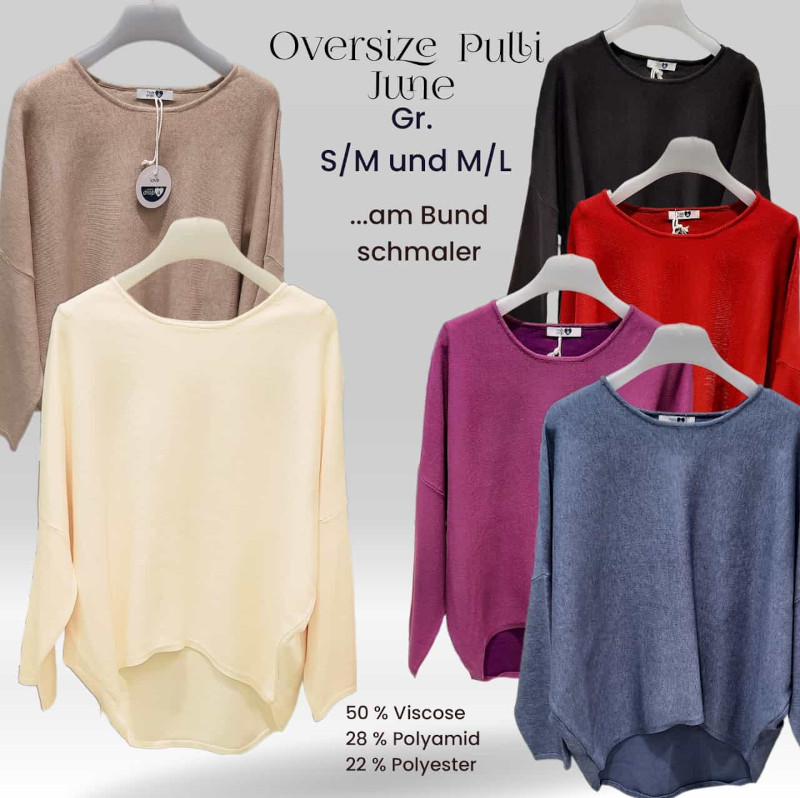 Oversize Pulli June